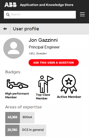 Answerbase API for community member profiles, reputation points, rankings, and badges